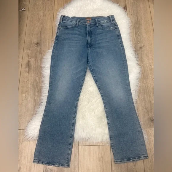 MOTHER The Hustler Scinic Route Cropped Straight Jeans - Picture 3 of 9